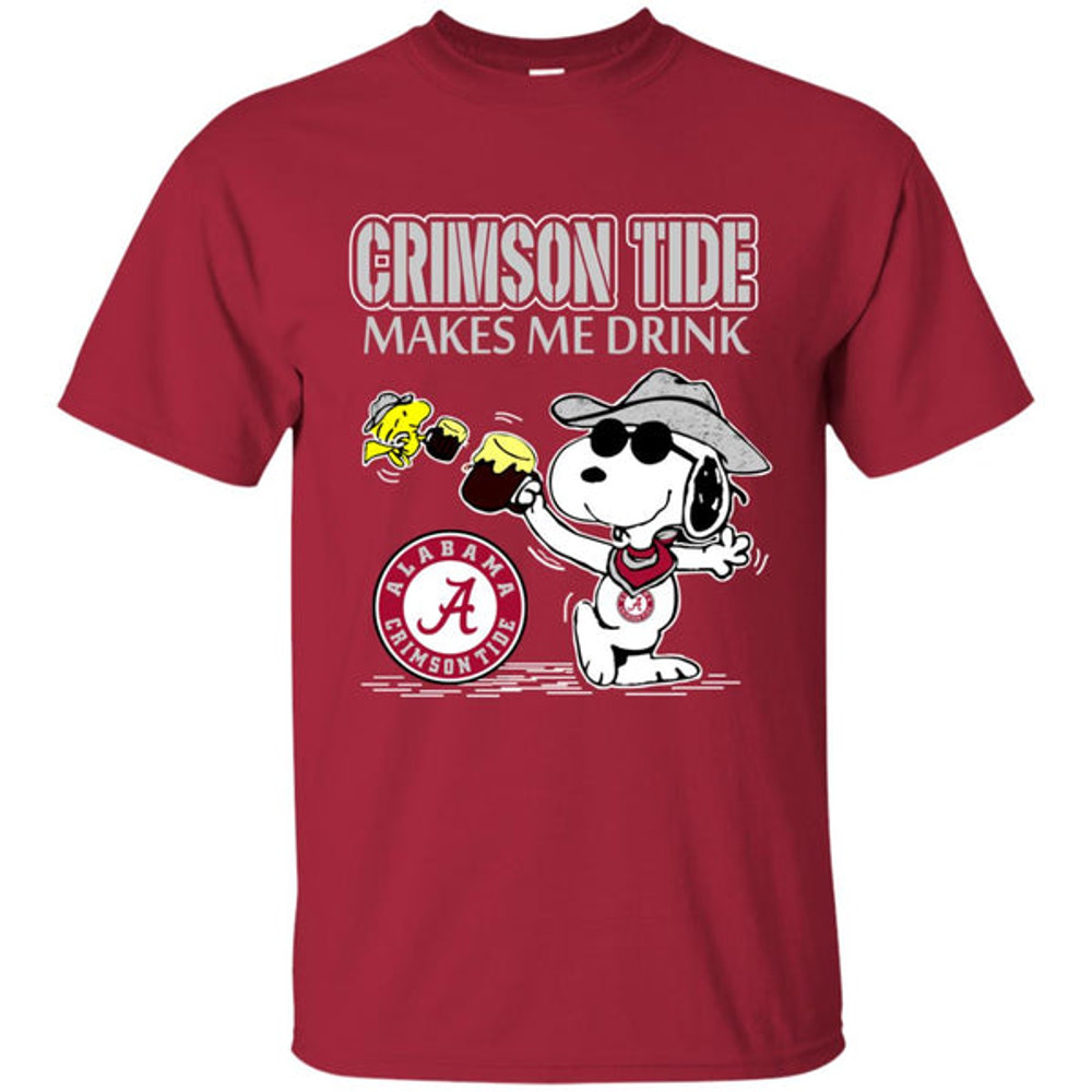 Alabama Crimson Tide Make Me Drinks T Shirts.jpg