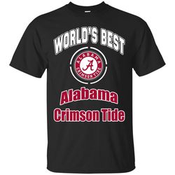 amazing world's best dad alabama crimson tide t shirts
