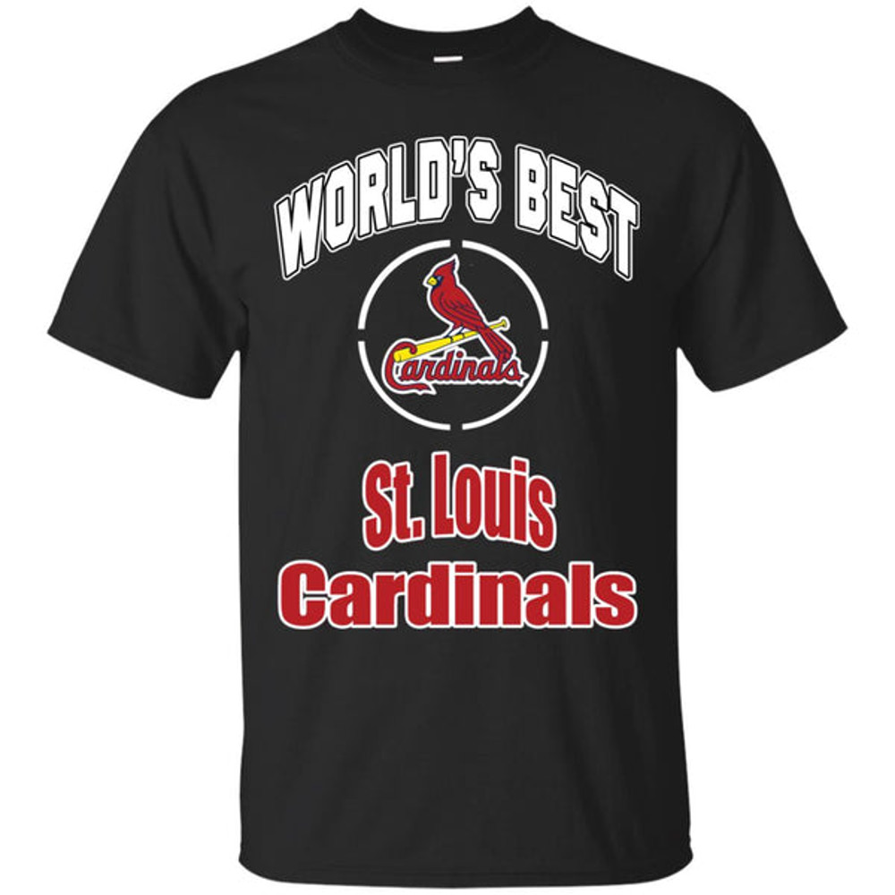 Amazing World's Best Dad St Louis Cardinals T Shirts.jpg