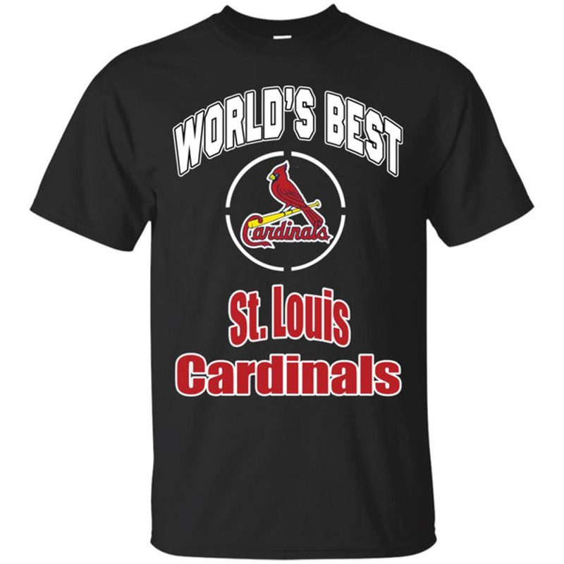Amazing World's Best Dad St Louis Cardinals T Shirts.jpg