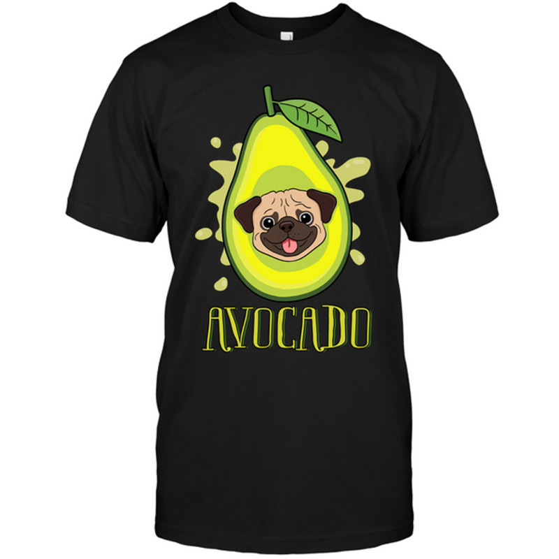 Avocado Pug T Shirts.png