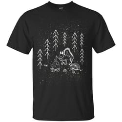 campfire camping t shirts