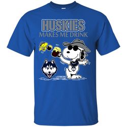 connecticut huskies make me drinks t shirts