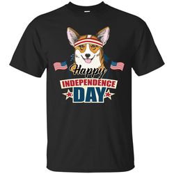 corgi - happy independence day t shirts ver 2