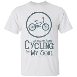 cycling fills my soul t shirts
