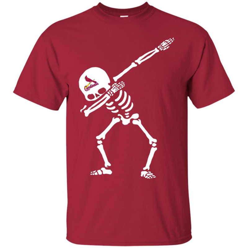 Dabbing Skull St. Louis Cardinals T Shirts.jpg
