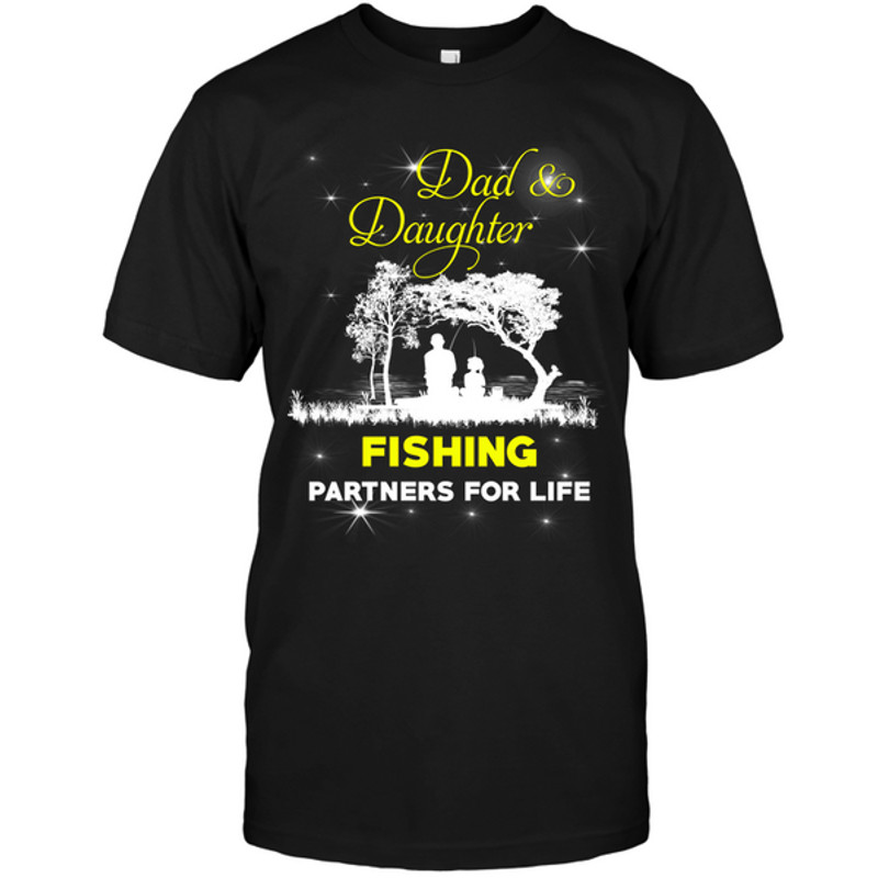 Dad & Daughter Fishing T Shirts.png