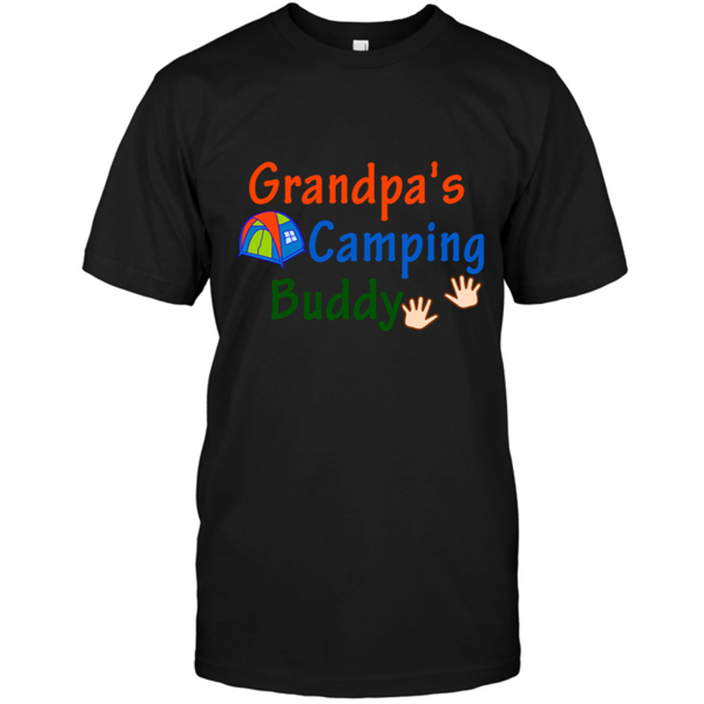 Grandpa's Camping Buddy T Shirts.png