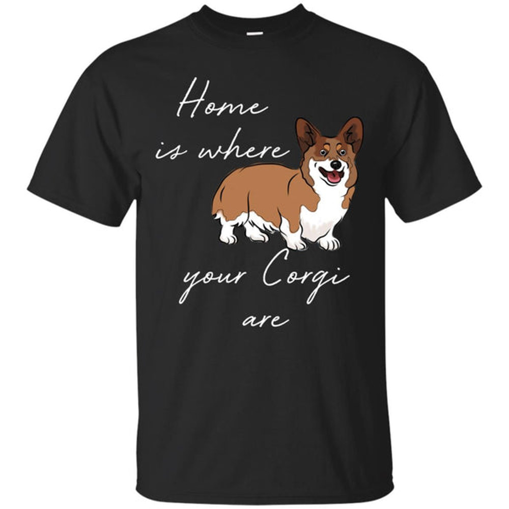 Home Is Where My Corgis Are T Shirts.jpg