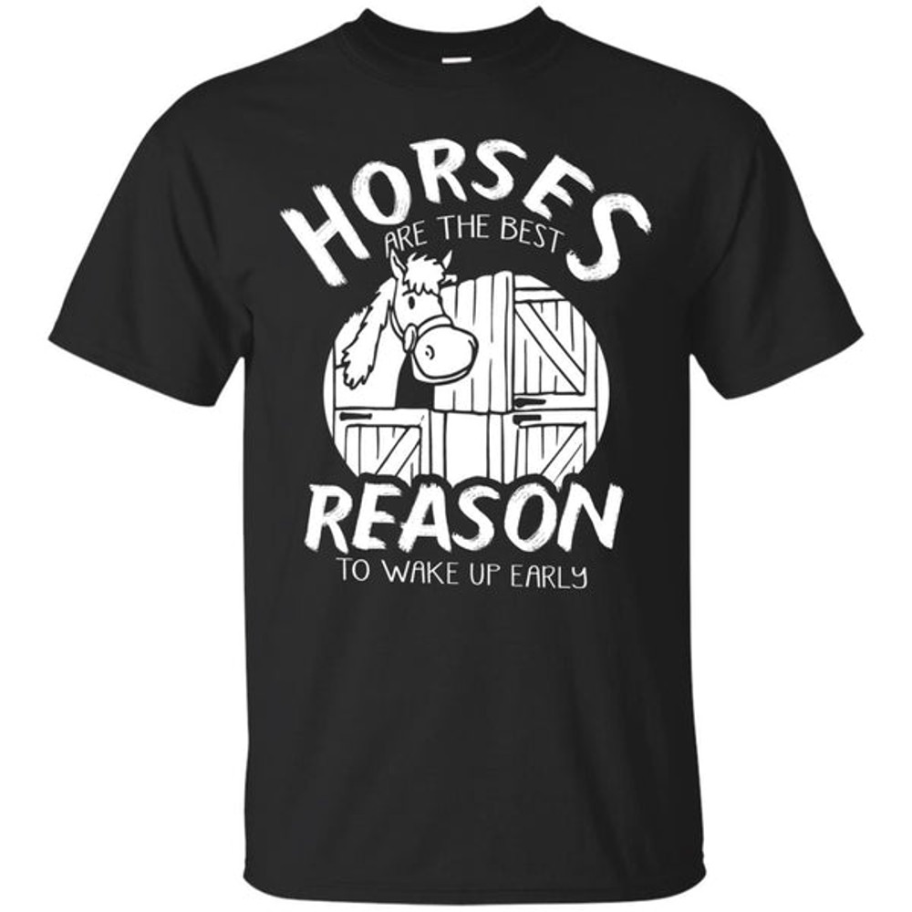 Horses Are The Best Reason T Shirts Ver 1.jpg