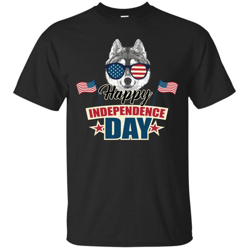 Husky - Happy Independence Day T Shirts Ver 1.jpg
