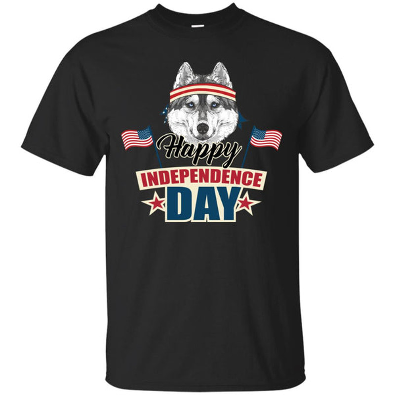 Husky - Happy Independence Day T Shirts Ver 2.jpg