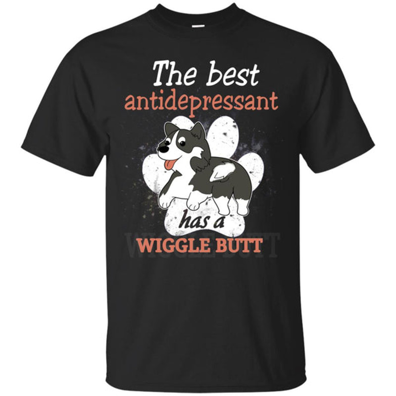 Husky - The Best Antidepressant Has A Wiggle Butt T Shirts.jpg