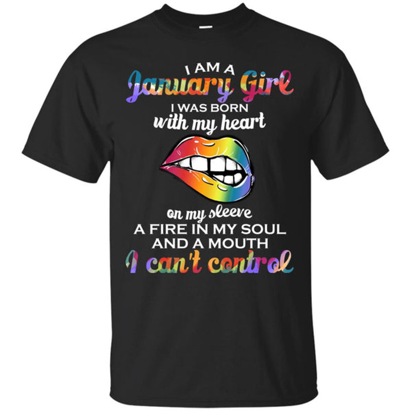 I Am A January Girl T Shirts.jpg