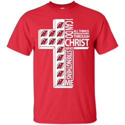 i can do all things through christ new jersey devils t shirts