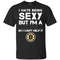 I Hate Being Sexy But I'm Fan So I Can't Help It Boston Bruins Black T Shirts.jpg