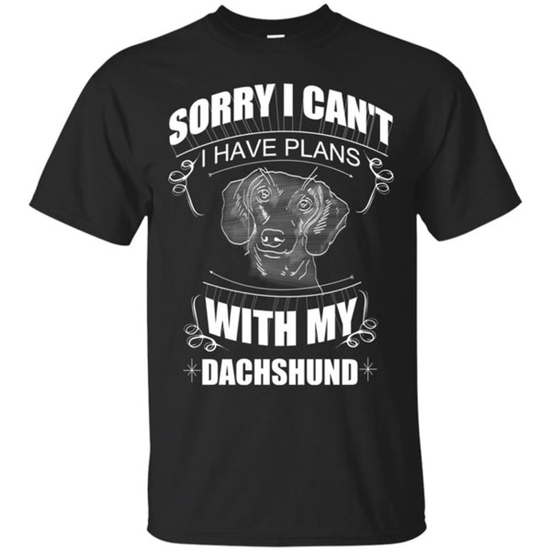 I Have A Plan With My Dachshund T Shirts.jpg