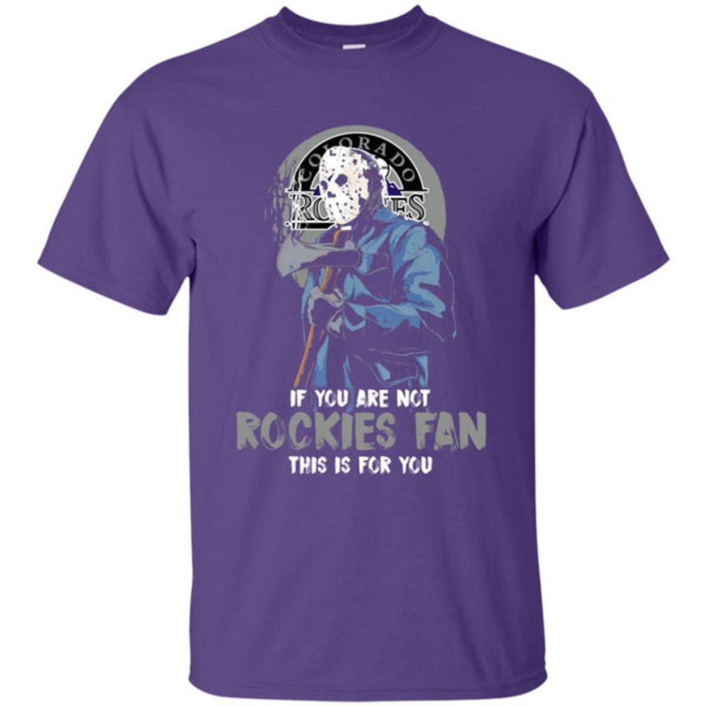 Jason With His Axe Colorado Rockies T Shirts.jpg
