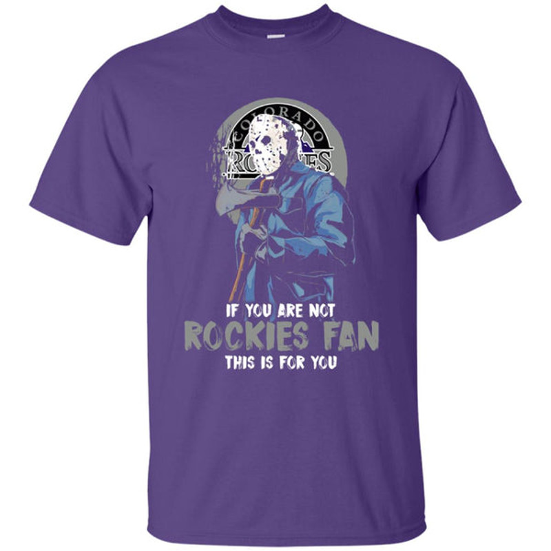 Jason With His Axe Colorado Rockies T Shirts.jpg