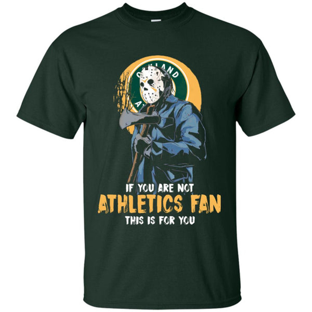 Jason With His Axe Oakland Athletics T Shirts.jpg