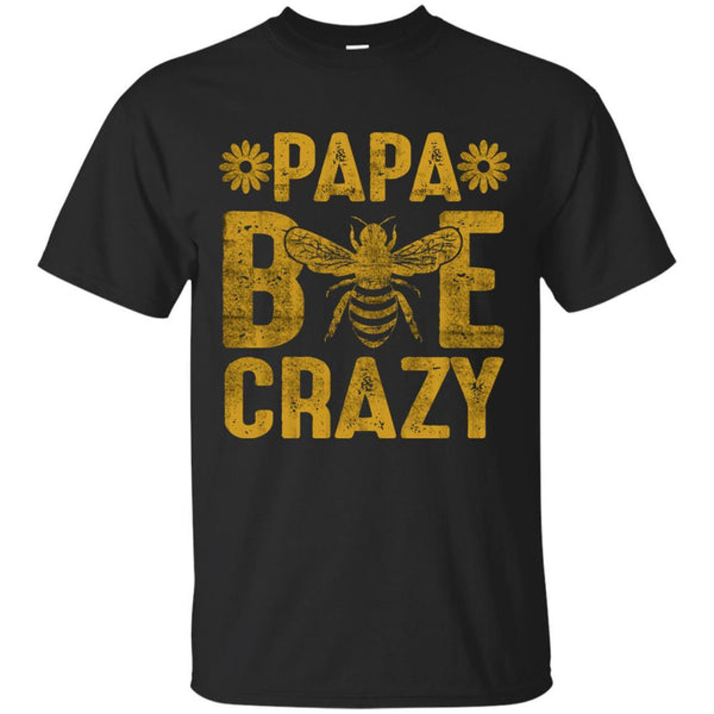Papa Bee Crazy T Shirt Funny Family.jpg