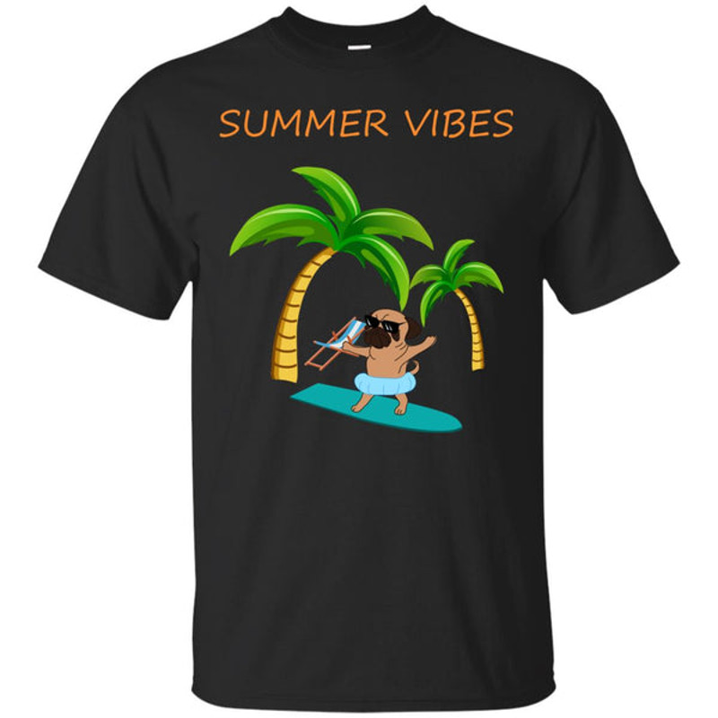 Pug - Summer Vibes T Shirts.jpg
