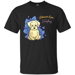 schnauzer kisses fix everything t shirts.jpg