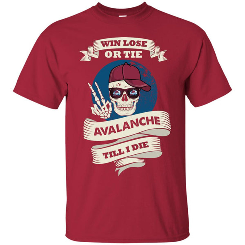 Skull Say Hi Colorado Avalanche T Shirts.jpg