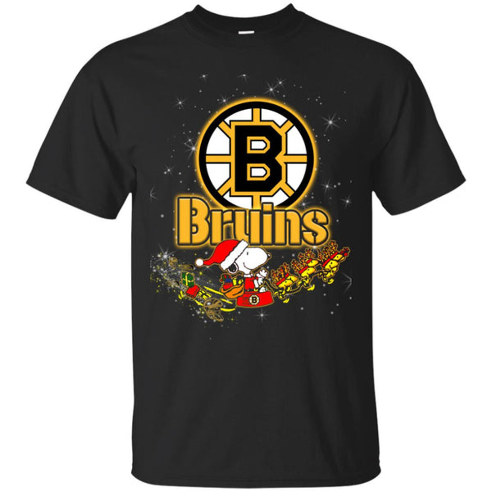 Snoopy Christmas Boston Bruins T Shirts.jpg