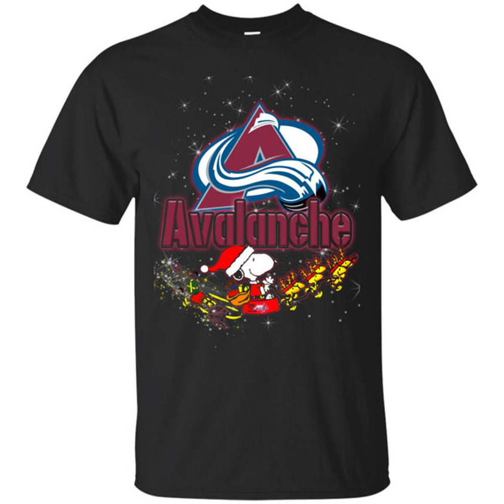 Snoopy Christmas Colorado Avalanche T Shirts.jpg