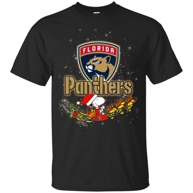 Snoopy Christmas Florida Panthers T Shirts.jpg