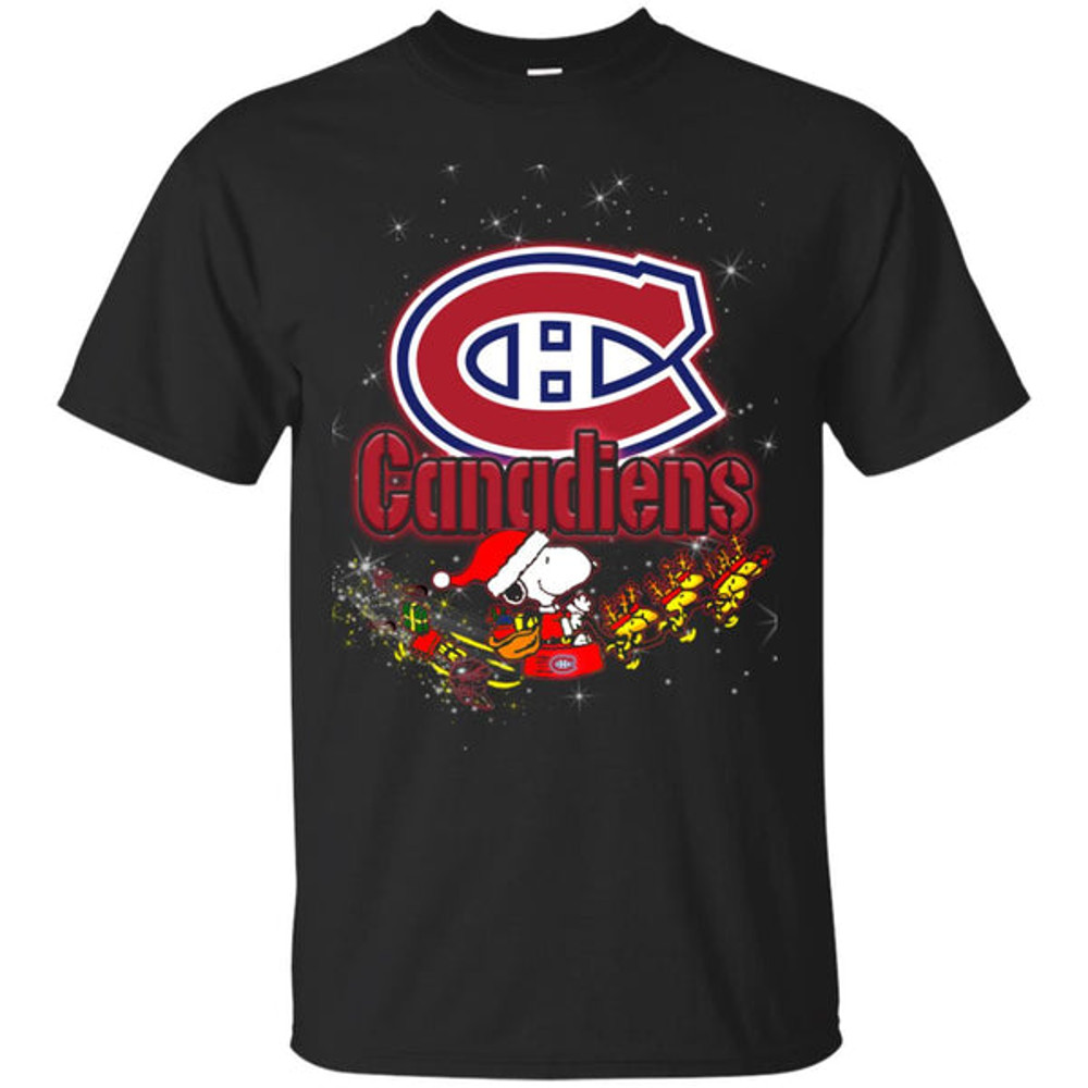 Snoopy Christmas Montreal Canadiens T Shirts.jpg