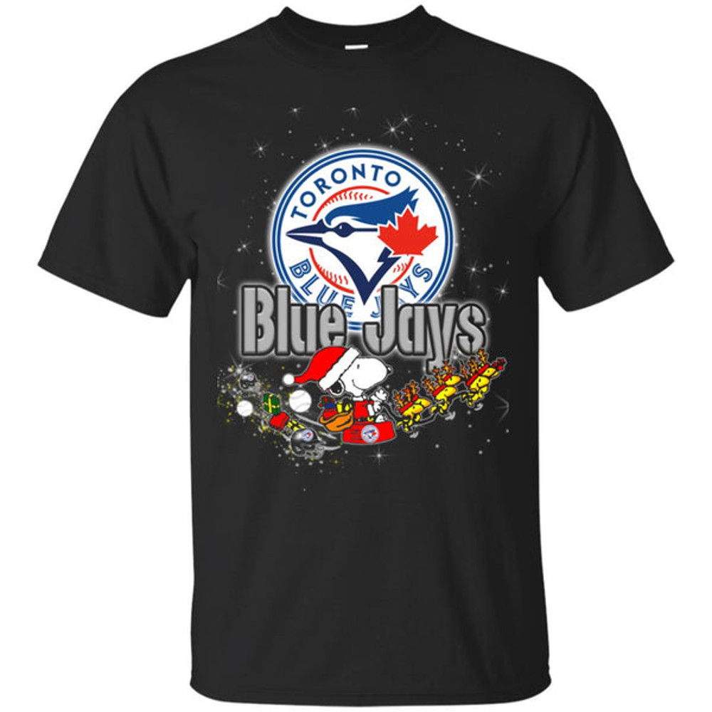 Snoopy Christmas Toronto Blue Jays T Shirts.jpg