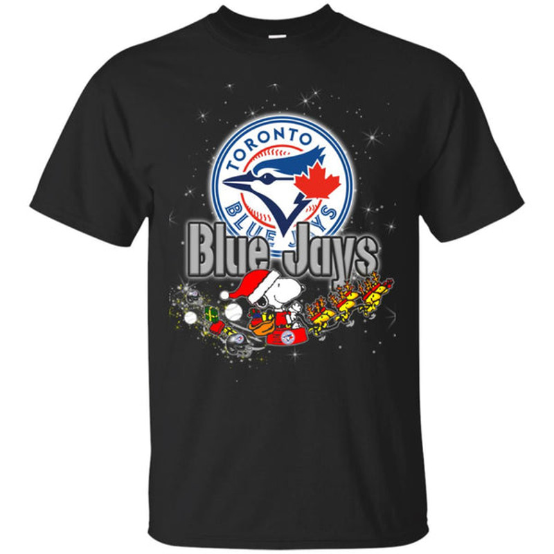 Snoopy Christmas Toronto Blue Jays T Shirts.jpg