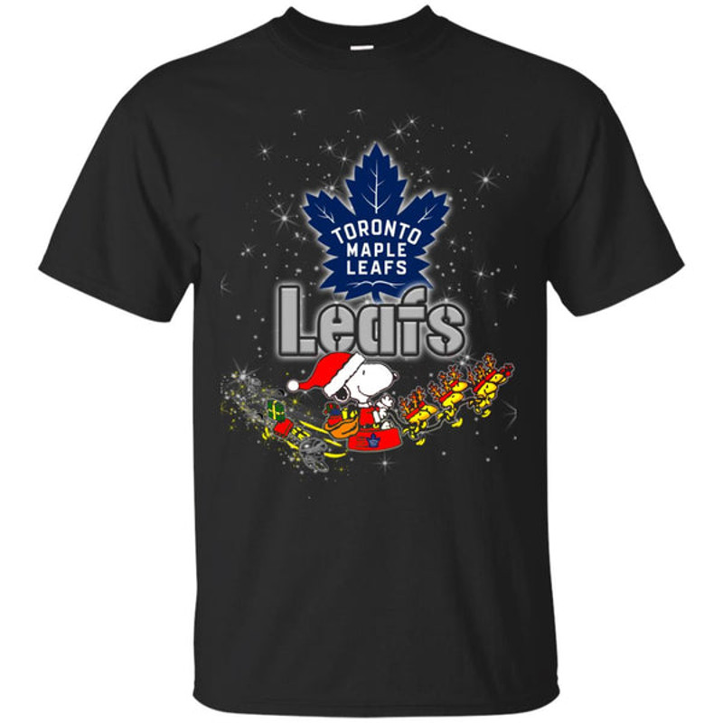 Snoopy Christmas Toronto Maple Leafs T Shirts.jpg