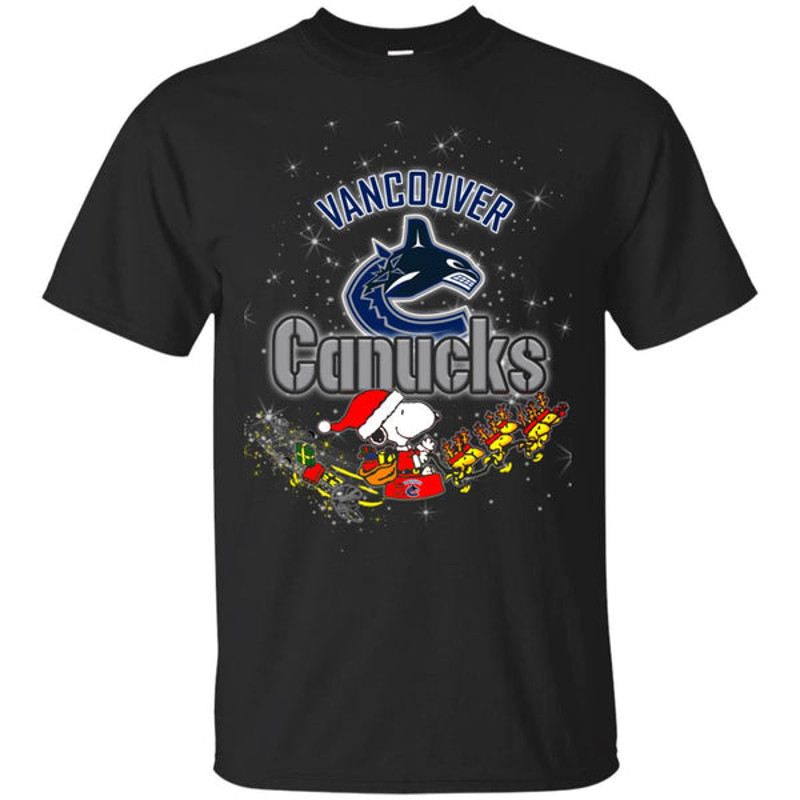 Snoopy Christmas Vancouver Canucks T Shirts.jpg