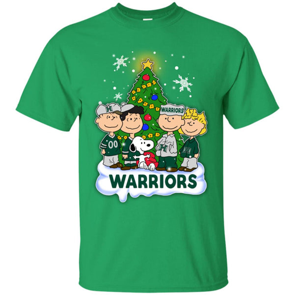 Snoopy The Peanuts Hawaii Rainbow Warriors Christmas T Shirts.jpg