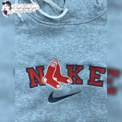 boston red sox embroidered sweatshirt, mlb embroidered sweater, embroidered mlb shirt, baseball embroidered hoodie