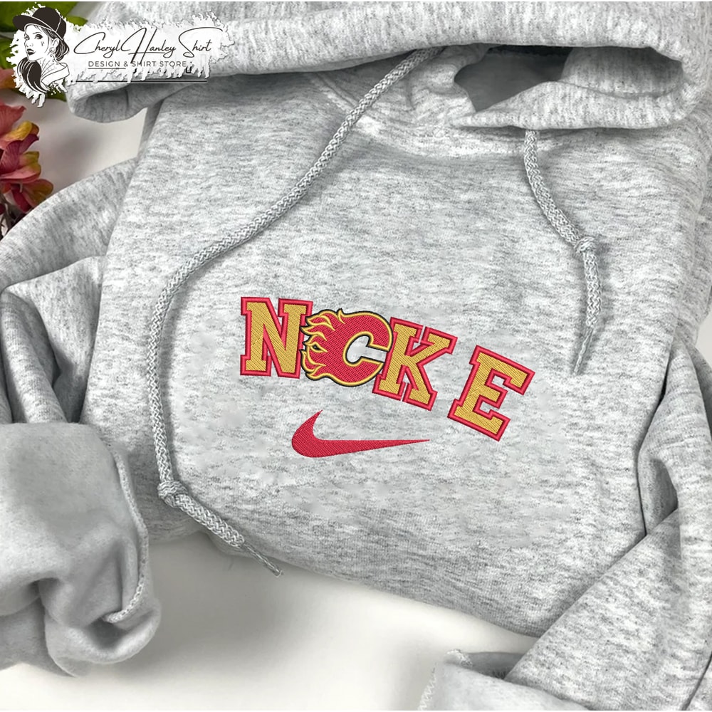 Calgary Flames Embroidered Sweatshirt, NHL Embroidered Sweater, NHL Calgary Flames Shirt, Hockey Embroidered Hoodie.jpg