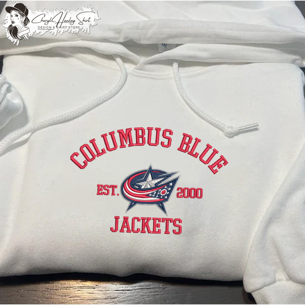 Columbus Blue Jackets Embroidered Sweatshirt, NHL Embroidered Sweater, Embroidered NHL Shirt, Hockey Embroidered Hoodie 1.jpg