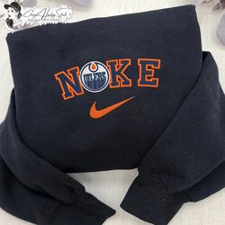 edmonton oilers embroidered sweatshirt, nhl embroidered sweater, nhl edmonton oilers shirt, hockey embroidered hoodie