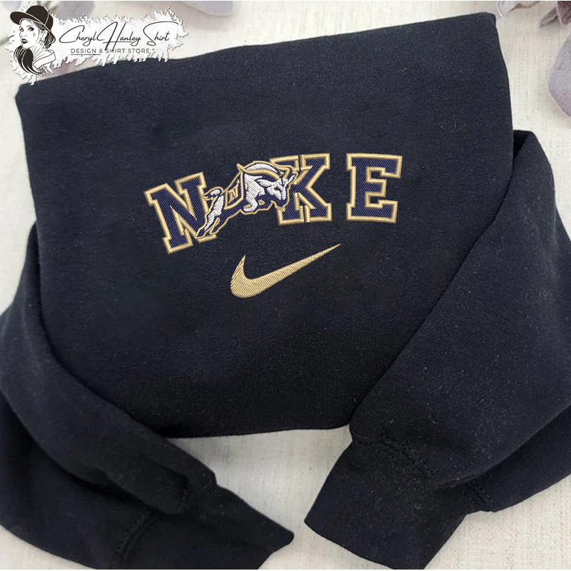 Navy Midshipmen Embroidered Sweatshirt, NCAA Embroidered Sweater, Navy Midshipmen Shirt, Unisex Embroidered Hoodie.jpg