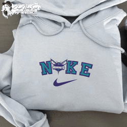 nike charlotte hornets embroidered unisex shirt, hornets nba t shirt, basketball, nba embroidery hoodie, nba sweatshirt