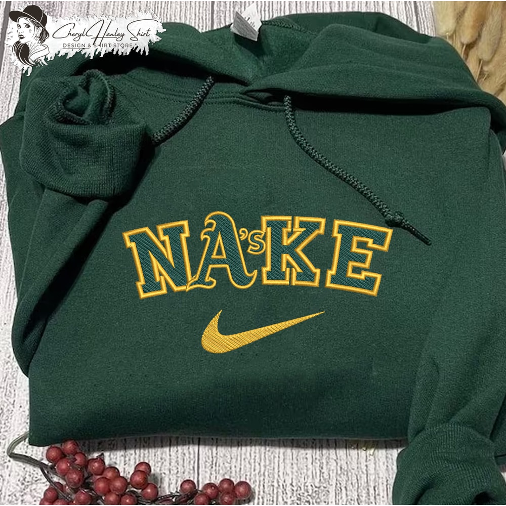 Oakland Athletics Embroidered Sweatshirt, MLB Embroidered Sweater, Embroidered MLB Shirt, Baseball Embroidered Hoodie.jpg