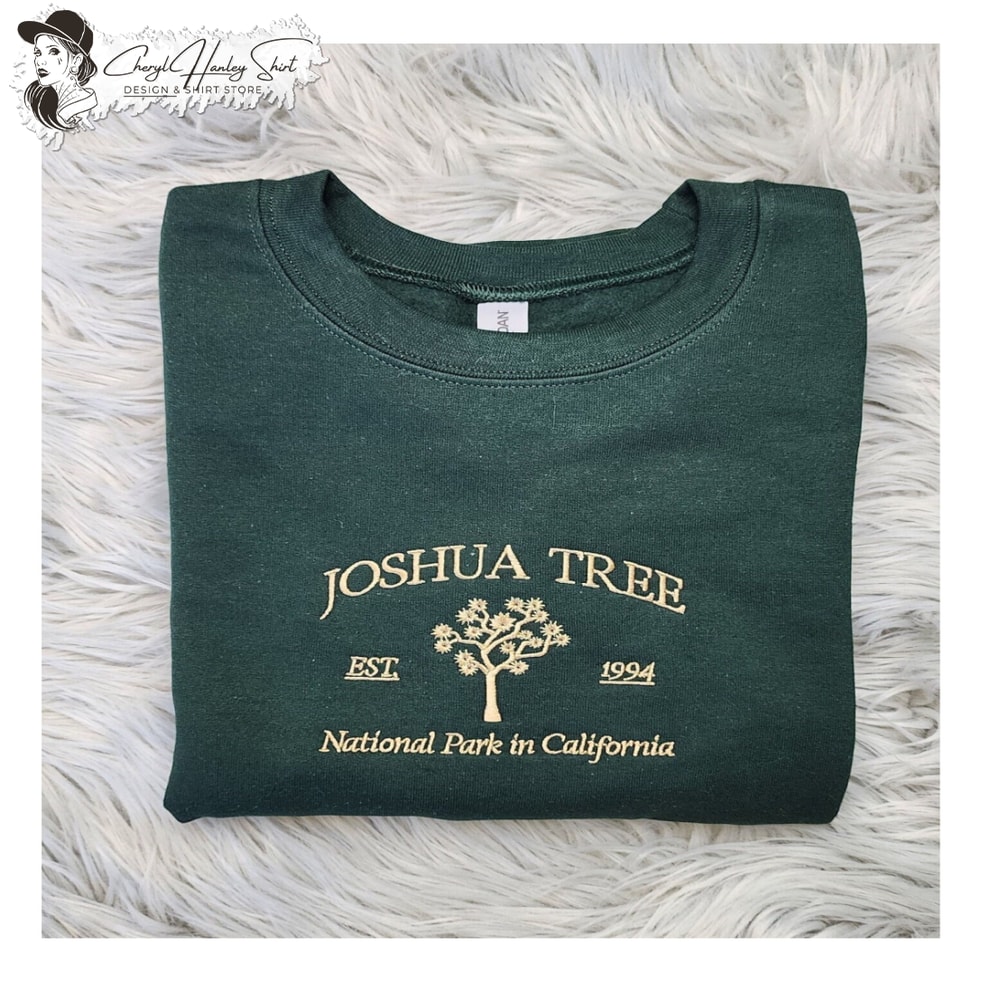 Embroidered Joshua Tree National Park, Joshua Tree National Park great for men and women Sweatshirt or Hooded Sweatshirt.jpg