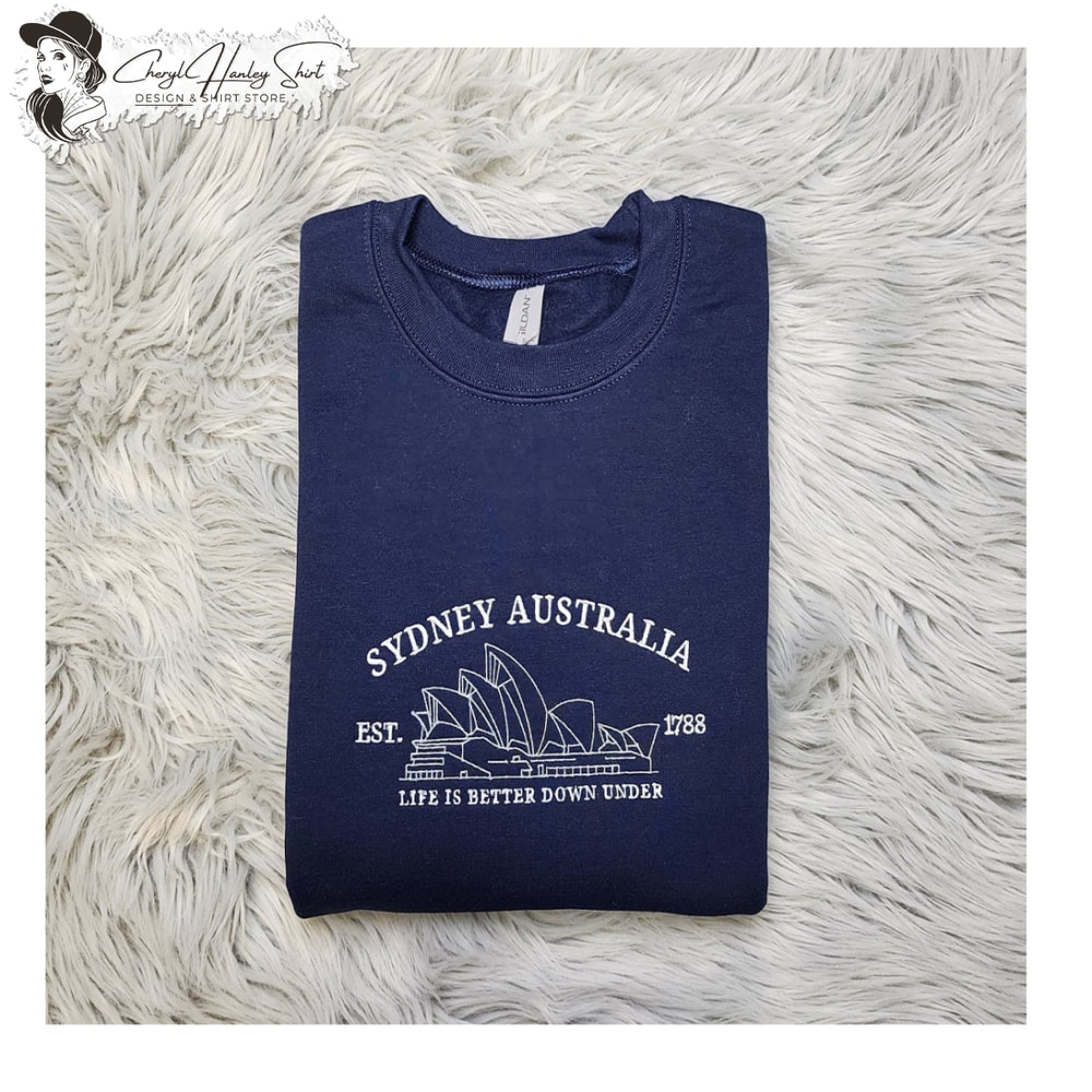 Embroidered Sydney Australia Sweatshirt, Sydney Australia Unisex Sweatshirt Unisex Sweatshirt or Hooded Sweatshirt.jpg