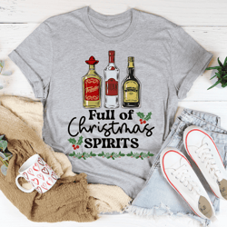 full of christmas spirits tee