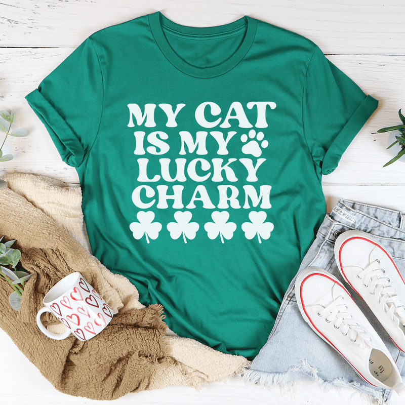 My Cat Is My Lucky Charm Tee.png