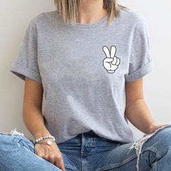 disney pocket size peace sign shirt, disneyworld sweatshirts,peace mickey shirt,matching disney pals shirts,disneyland s