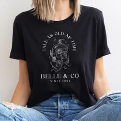 vintage 90s disney tale as old as time comfort colors shirt, disney belle co 1991 sweatshirt, beauty and the beast shir